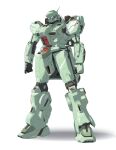  char&#039;s_counterattack earth_federation_space_forces english_commentary evn_(evnillustrated) gundam highres jegan machinery mecha mecha_focus mobile_suit no_humans original radio_antenna redesign robot science_fiction shadow solo white_background 