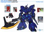  arm_mounted_weapon axe char&#039;s_counterattack char&#039;s_counterattack_-_beltorchika&#039;s_children english_text full_body gundam gundam_build_divers gundam_build_divers_re:rise gunpla hi-nu_gundam highres holding holding_axe holding_weapon hololive mecha mobile_suit model_kit moon_gundam one-eyed photo_inset pinguinkotak redesign reference_sheet robot sazabi science_fiction standing weapon white_background zaku_iv 