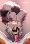  &lt;3 absurd_res all_fours anthro balls big_butt black-backed_jackal blush butt butt_focus canid canine canis duo ejaculation eye_contact fellatio fellatio_pov female female_penetrated first_person_view genitals good_girl hands-free hi_res jack-jackal_(character) jackal looking_at_another male male/female male_penetrating male_penetrating_female mammal mouth_full nude oral oral_penetration penetration penile penis penis_in_mouth pink_penis pov_blowjob procyonid raccoon rear_view robin_raccoon sex spread_legs spreading submissive submissive_female sucking tlt_echelon wide_hips 