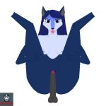  1:1 alpha_channel anthro bianca_(sheep_and_wolves) blue_body blue_eyes blue_fur blue_hair breasts canid canine canis duo ears_up female footless full_nelson fur genitals grey_body grey_skin hair human male male/female mammal open_mouth penetration penile penile_penetration penis penis_in_pussy sheep_and_wolves shitsubo small_breasts spread_legs spreading vaginal vaginal_penetration wizart_animation wolf 