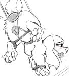 4_toes abdominal_bulge absurd_res anal anal_penetration anatomically_correct anatomically_correct_genitalia anatomically_correct_pussy animal_genitalia animal_pussy anus arms_tied ass_up ball_gag bdsm big_ears bird_dog black_and_white blush blush_lines bodily_fluids bondage bound buttplug buttplug_in_ass buttplug_insertion canid canine canine_genitalia canine_pussy canis claws cocker_spaniel digital_drawing_(artwork) digital_media_(artwork) digitigrade dildo dildo_in_ass dildo_insertion disney domestic_dog dripping drooling eyebrows eyelashes fangs feet female female_penetrated feral fixed_toy floppy_ears fluffy fluffy_ears fluffy_tail fully_bound fur gag gagged genital_fluids genitals grey_ball_gag grey_pussy greyscale half-closed_eyes hi_res hindpaw hunting_dog lady_(lady_and_the_tramp) lady_and_the_tramp leg_spreader legs_tied long_ears looking_back lop_ears mammal monochrome motion_lines narrowed_eyes object_in_ass open_mouth pawpads paws penetration plug_(sex_toy) plug_insertion pussy pussy_juice_drip quadruped questionable_consent raised_tail rear_view restrained restraints saliva saliva_string scratches sex sex_toy sex_toy_in_ass sex_toy_insertion short_tail simple_background sketch smitty_g solo spaniel spot_color spread_legs spreader_bar spreading submissive submissive_female submissive_feral suspended_in_midair suspension suspension_bondage tail tail_anus tears teeth toes vaginal_fluids white_background