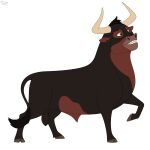 1:1 2024 anatomically_correct anatomically_correct_balls anatomically_correct_genitalia animal_genitalia balls blue_sky_studios bovid bovine bovine_balls bovine_genitalia bovine_sheath brown_eyes cattle cloven_hooves digital_drawing_(artwork) digital_media_(artwork) feral ferdinand_(film) fully_sheathed fur genitals guapo_(ferdinand) hooves horn looking_forward male mammal nude quadruped raised_hoof reinderworld sheath showing_teeth signature simple_background smile smile_teeth solo standing swishing_tail tail teeth unguligrade white_background