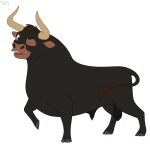 1:1 2025 anatomically_correct anatomically_correct_balls anatomically_correct_genitalia animal_genitalia balls blue_eyes blue_sky_studios bovid bovine bovine_balls bovine_genitalia bovine_sheath cattle cloven_hooves digital_drawing_(artwork) digital_media_(artwork) feral ferdinand_(film) ferdinand_the_bull fully_sheathed fur genitals hooves horn looking_at_viewer male mammal nude one_eye_closed open_mouth open_smile quadruped raised_hoof reinderworld sheath signature simple_background smile solo standing swishing_tail tail unguligrade white_background wink winking_at_viewer