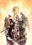  2b_(nier:automata) absurdres angel_(drag-on_dragoon) caim_(drag-on_dragoon) drag-on_dragoon drag-on_dragoon_3 fio_(nier) fujisaka_kimihiko grimoire_weiss highres mikhail_(drag-on_dragoon) nier:automata nier_(brother) nier_(series) nier_reincarnation non-web_source pod_(nier:automata) square_enix yashiro_seika zero_(drag-on_dragoon) 