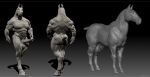  3d_(artwork) abs animal_genitalia animal_penis anthro balls biped digital_media_(artwork) equid equine equine_penis erection feral front_view full-length_portrait genitals hi_res hooves horse laser_(artist) male mammal mouth_closed multiple_images muscular muscular_anthro muscular_male nude pecs penis portrait quadruped rear_view shadow sheath simple_background solo standing three-quarter_view 