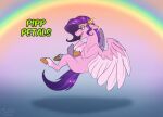  cute_eyes digital_drawing_(artwork) digital_media_(artwork) equid equine female feral hasbro horn horse mammal mlp_g5 my_little_pony my_little_pony:_a_new_generation pegasus pipp_petals_(mlp) pony rainbow smile solo sunny_way wings 