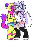  animal_genitalia anime_eyes anthro blue_body blue_eyes blue_fur bodily_fluids breasts canid canine canis clothed clothing collar cute_expression diaper diaper_fetish diaper_fur diaper_only domestic_dog dominant dominant_anthro dominant_male duo eyelashes felid female feralmunchies fur genital_fluids genitals hair half-erect horny husky hybrid leggings legwear machairodontine male male/female mammal nordic_sled_dog nude pantherine pattern_diaper paws peeing peeing_in_diaper penile_spines penis pink_body pink_fur pissing_contest purple_body purple_fur questionable_consent raised_paw raised_tail sabertooth_(disambiguation) sharing_diaper spitz submissive submissive_anthro submissive_female thigh_highs urine watersports wearing_diaper wet_diaper wetting wetting_diaper white_body white_fur wolf yellow_body yellow_fur 