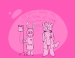 2025 2_horns absurd_res anthro anthry_(sparklecare) beard buckteeth cheek_tuft claws clothed clothing domestic_cat dr._cuddles duo english_text eyewear facial_hair facial_tuft fake_ears fake_rabbit_ears featureless_crotch felid feline felis fluffy fluffy_chest front_view fully_clothed glasses hair hands_behind_back heart_symbol hi_res horn hospital_gown humanoid_hands iv_bag jay_fortune looking_aside male mammal naked_mole-rat nonbinary_(lore) open_clothing open_shirt open_topwear p1nk3u partially_clothed patient rectangular_glasses rodent shirt short_hair simple_background smug sparklecare standing teeth text thought_bubble toe_claws topwear tuft wearing_glasses whiskers worried