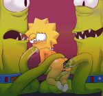  1_eye absurd_res alien anal anal_penetration barefoot butt child fangs feet female green_body group hi_res human kang kodos lisa_simpson mammal nude penetration sex simple_background tentacle_in_ass tentacle_penetration tentacle_sex tentacles the_simpsons trio yellow_body young 
