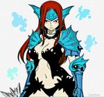  1girl armor erza_scarlet fairy_tail female long_hair looking_at_viewer red_hair solo 