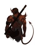  avenger axe demon dfo dungeon_and_fighter dungeon_fighter_online horns monster priest priest_(dungeon_and_fighter) tail tattoo weapon 