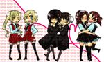  6+girls 6girls america_(hetalia) artist_request axis_powers_hetalia black_legwear black_thighhighs china_(hetalia) genderswap japan_(hetalia) multiple_girls northern_italy_(hetalia) southern_italy_(hetalia) thighhighs united_kingdom_(hetalia) zettai_ryouiki 