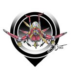  1other aerosmith_(stand) aircraft airplane commentary english_commentary jojo_no_kimyou_na_bouken no_humans painting_(medium) pilot propeller roundel si3art signature stand_(jojo) traditional_media vehicle_focus vento_aureo watercolor_(medium) weapon white_background 