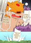 comic darrow0 ditto_(pokemon) english_text forest generation_1_pokemon generation_2_pokemon hi_res kuro_(darrow) male nintendo plant pokemon pokemon_(species) quilava speech_bubble text tree yuel