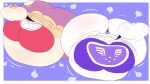 2025 adansin air_inflation anthro belly belly_expansion big_belly big_breasts big_butt big_cheeks big_nipples black_eyes blue_background body_inflation border bovid breast_expansion breasts butt butt_expansion caprine cheek_expansion close-up clothing colored digital_media_(artwork) dress duo expansion female flat_colors floating goat hair hi_res horn huge_belly huge_breasts huge_butt huge_cheeks huge_nipples hyper hyper_belly hyper_breasts hyper_butt hyper_cheeks hyper_inflation hyper_nipples immobile inflation lagomorph leporid mammal mature_anthro mature_female motion_lines nipple_outline nipples orange_hair panties pink_inner_ear pink_nose puffed_cheeks purple_clothing purple_dress purple_panties purple_robe purple_underwear rabbit red_clothing red_eyes red_topwear robe sega simple_background sonic_the_hedgehog_(series) tan_body tan_ears tight_clothing topwear toriel torn_clothing undertale_(series) underwear vanilla_the_rabbit white_body white_border white_ears white_horn