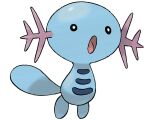  :o animal_focus full_body no_humans official_art open_mouth pokemon pokemon_(creature) pokemon_focus pokemon_hgss solo sugimori_ken third-party_source transparent_background wooper 