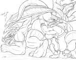anal anthro anthro_on_anthro armwear bodily_fluids clothing crazydrak crouching deep_rimming dragon duo ear_frill facial_piercing foreskin frill_(anatomy) genitals harness hi_res horn humanoid_genitalia humanoid_penis latex latex_armwear latex_clothing latex_legwear legwear lip_piercing lip_ring male male/male membrane_(anatomy) membranous_wings monochrome multiple_piercings mythological_creature mythological_scalie mythology nose_piercing nose_ring open_mouth oral penis piercing ridged_horn rimming ring_piercing saliva saliva_string scalie septum_piercing septum_ring sex size_difference tongue tongue_out vein veiny_penis wings