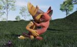 3d_(artwork) absurd_res alien anal anal_penetration animal_genitalia animal_penis anthro black_nose blender_(artwork) canid canine canine_genitalia canine_penis clothing cream_belly crossover digital_media_(artwork) disney duo english_text erection eyes_closed feet fox fur genitals gloves_(marking) grass grass_field hand_on_butt hands_on_shoulders hat headgear headwear hi_res insomniac_games kneeling knot lombax male male/male mammal markings mostly_nude nick_wilde nude on_model orange_body orange_fur outside penetration penis pink_penis plant ratchet_(ratchet_and_clank) ratchet_and_clank red_fox rockyrcoon sex smile sony_corporation sony_interactive_entertainment tail text tree true_fox underbelly yellow_body yellow_fur zootopia