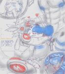 4_ears age_difference animal_genitalia animal_penis anthro barioth biceps big_knot big_penis big_teeth blue_knot blue_markings blue_nipples blue_penis bodily_fluids canine_genitalia canine_penis capcom cum cum_in_mouth cum_inflation cum_inside cum_on_penis cum_while_penetrated digital_media_(artwork) dragon duo duquedingo_(character) duqueofdingos ejaculating_while_penetrating ejaculation electricity electroejaculation electrogenesis electrostimulation english_text erection eyes_closed fangs fisting flying_wyvern fur genital_fluids genital_slit genitals glowing glowing_body glowing_eyes glowing_genitalia glowing_penis hair hi_res huge_penis inflation inside internal internal_slit knot leaning leaning_forward licking machine male male/male male_penetrated male_penetrating male_penetrating_male mammal markings monster_hunter multi_ear multiple_orgasms muscular muscular_anthro muscular_male mythological_creature mythological_scalie mythology nipples non-canine_knot nude oral oral_penetration orgasm orgasm_count orgasm_face outside_sex pecs penetration penile penis penis_in_mouth pleasured_male posix prostate prostate_milking prostate_play prostate_squish prostate_stimulation prostate_with_heart protogen red_eyes red_tongue sabertooth_(anatomy) scales scalie scoreboard sex simple_background size_difference slit_fisting slit_penetration slit_play smaller_male tail teeth text tongue tongue_out x-ray_view