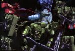  absurdres artist_request asteroid axis_(gundam) beam_rifle cable char&#039;s_counterattack earth_(planet) energy_gun fake_screenshot geara_doga geara_doga_(rezin_schnyder_custom) gundam gundam_perfect_file highres machinery mecha mobile_suit official_art one-eyed panzerfaust planet realistic robot scan science_fiction shield shoulder_spikes space spacecraft spikes thrusters traditional_media translation_request weapon zero_gravity 