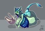 4_ears abdominal_bulge after_vore anthro anthro_pred anthro_prey avali blue_body blue_eyes blue_feathers bone bone_disposal burping countershading crested_gecko dewclaw digitigrade feathered_crest feathered_wings feathers female female_pred gecko green_body gyrotech head_crest lizard luvashi male male_prey multi_ear reptile scalie silent_e size_difference skull smaller_pred theo_crest vore winged_arms wings