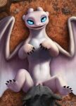 2025 4_toes autumn bird&#039;s-eye_view black_body black_claws blue_sclera claws cunnilingus digital_media_(artwork) dragon dreamworks duo european_mythology eye_roll feet female female_feral female_focus female_on_bottom feral feral_on_feral finger_claws front_view fury_(httyd) genitals glistening glistening_eyes hi_res high-angle_view hootingsins how_to_train_your_dragon legs_up light_fury lying lying_on_ground male male/female membrane_(anatomy) membranous_wings mostly_offscreen_male mythological_creature mythological_scalie mythology nubless on_back on_bottom on_ground open_mouth oral orgasm_face outside pink_vulva quadruped scalie sex soles solo_focus spread_legs spreading teeth toe_claws toes toothless vaginal vulva western_dragon white_body wings
