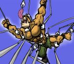 abs anthro bottomwear brown_body brown_fur bulldog canid canine canis clothed clothing domestic_dog featureless_chest feet fur green_bottomwear green_clothing green_pants kctk laugh loose_feather male mammal mastiff molosser muscular muscular_anthro muscular_male open_mouth open_smile pants pecs pink_loose_feather pink_tongue restrained robot_arms smile solo tan_body tan_fur teeth tickle_fetish tickle_torture tickling tickling_armpits tickling_belly tickling_chin tickling_feet tickling_legs tickling_machine tickling_nose tickling_sides tongue topless topless_anthro topless_male torn_bottomwear torn_clothing torn_pants