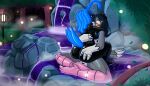2025 absurd_res ambiguous_penetration anthro anthro_on_anthro anthro_penetrated anthro_penetrating anthro_penetrating_anthro avian beak big_breasts big_butt bird black_beak black_body black_claws black_feathers black_hair blue_body blue_feathers blue_hair blue_nipples breasts butt butt_grab claws columbid corvid corvus_(genus) crossed_legs crow detailed_background dipstick_tail duo eyes_closed feathers feet felino female female_penetrated from_front_position gloves_(marking) grey_beak grey_body grey_feathers hair hand_on_butt heart_symbol hi_res hug lotus_position lumi_(felino) male male/female male_penetrating male_penetrating_female markings nipples non-mammal_breasts orange_sclera oscine passerine penetration pietro_(felino) pigeon pink_body plant ponytail rock sex tail tail_feathers tail_markings talons toe_claws toes tree waterfall