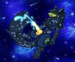 2024 6:5 animal_genitalia animal_penis anthro balls big_penis black_body black_fur black_inner_ear_fluff blue_cum blush bodily_fluids caelum_(tinea) canine_genitalia canine_penis colored_cum constellation_markings cosmic_background cum cumshot digital_drawing_(artwork) digital_media_(artwork) digitigrade ejaculation erection eyes_closed flat_colors full-length_portrait fur genital_fluids genitals head_tuft hi_res inner_ear_fluff knot knotted_penis looking_pleasured machine male masturbation medibang_paint_(artwork) midnightpurrs navel orgasm paws penile penile_masturbation penis portrait protogen protogen_armor protogen_visor shooting_star solo star tail tuft unusual_bodily_fluids unusual_cum unusual_genital_fluids yellow_blush yellow_penis