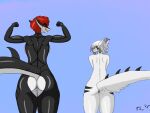 2025 4:3 5_fingers anthro anthro_on_anthro anus arms_bent athletic athletic_anthro athletic_female back_muscles bedroom_eyes biceps big_breasts big_butt black_body black_markings black_sclera black_skin breasts butt butt_markings canid canine canis clenched_teeth confidence confident confident_female curvy_figure dark_sclera detailed detailed_genitals digital_drawing_(artwork) digital_media_(artwork) dragon duo ear_piercing eyebrows facial_markings female female/female fin fingers fish fist flexing flexing_bicep fluffy fluffy_tail forearm_muscles forearms fur fur_markings genitals glistening glistening_body glistening_butt glistening_genitalia glistening_hair glistening_skin glowing glowing_eyes grey_body grey_fur grey_hair grey_horn grey_skin grey_vulva grin grinning_at_viewer hair half-closed_eyes head_markings hi_res hip_markings horn hourglass_figure hybrid inviting inviting_viewer larger_female leg_markings long_tail looking_at_viewer looking_back mammal marine markings multicolored_body multicolored_skin muscular muscular_anthro muscular_female muscular_thighs mythological_creature mythological_scalie mythology narrowed_eyes neck_muscles non-mammal_breasts non-mammal_ears non-mammal_hair non-mammal_vulva nude nude_anthro nude_female piercing presenting presenting_anus presenting_hindquarters presenting_vulva pupils quylla raised_arm raised_tail rear_view red_anus red_eyebrows red_eyes red_hair red_vulva scalie seductive shaded shark sharp_teeth side_boob simple_background size_difference slit_pupils small_waist smaller_female smile smiling_at_viewer smirk smirking_at_viewer snout spiked_tail spikes spikes_(anatomy) tail tail_fin teeth thick_tail thick_thighs thighs_together tibunsfw tiburia triceps two_tone_body two_tone_skin voluptuous voluptuous_anthro voluptuous_female vulva white_body white_fur white_hair wide_hipped_anthro wide_hipped_female wide_hips