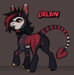 animal_genitalia animal_vulva anus black_body black_hair black_sclera ear_piercing ear_ring ear_stud equid equine equine_anus equine_genitalia equine_vulva female female_feral feral genitals grey_body hair hasbro horse looking_at_viewer male_(lore) mammal markings multicolored_hair my_little_pony narrowed_eyes piercing pony pupils rayliicious red_body red_eyes red_hair ring_piercing side_view solo spade_tail striped_markings striped_tail stripes tail tail_markings two_tone_hair white_pupils