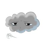  1:1 2018 air_creature alternate_species animate_inanimate black_eyes cloud digital_drawing_(artwork) digital_media_(artwork) elemental_creature grey_body half-closed_eyes hi_res krossan_(artist) lego living_cloud male male_(lore) narrowed_eyes not_furry richard_(unikitty!) signature solo the_lego_movie unikitty! 