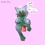  &lt;3 1:1 2022 3_toes anthro balls barefoot blush blush_lines bodily_fluids claws cum cum_in_pussy cum_inside cute_expression cute_eyes digital_media_(artwork) domestic_cat duo erection feet felid feline felis female fingers fur generation_9_pokemon genital_fluids genitals green_body green_fur hair hi_res leaked_pokemon lemoncreampie looking_at_viewer looking_pleasured male male/female mammal nintendo nude one_eye_closed open_mouth paws penetration penis pokemon pokemon_(species) pussy sex simple_background sweat sweatdrop text toes vaginal vaginal_penetration video_games 