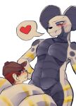  &lt;3 anthro coiled_tail duo female human love male male/female male/male mammal reptile scalie snake vein_the_helping_snake 