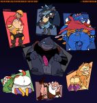  absurd_res alien anthro anus backsack balls bottomless bow_(breath_of_fire) butt canid canine canis clothed clothing disney domestic_dog engineer_(team_fortress_2) english_text erection funbucket ganon gantu generation_4_pokemon genitals group hi_res human lilo_and_stitch lucario male mammal multiple_images naughtybassard nintendo penis pokemon pokemon_(species) presenting presenting_anus solar_opposites suid suina sus_(pig) team_fortress_2 text the_legend_of_zelda torn_clothing valve video_games wild_boar 