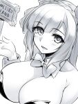 1girl alternate_costume animal_ears braid breasts cleavage collarbone hair_between_eyes hair_ornament horse_girl large_breasts looking_at_viewer mejiro_ardan_(umamusume) open_mouth pataneet playboy_bunny ribbon simple_background solo umamusume white_background 