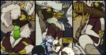 2025 absurd_res anthro anthro_on_anthro anthro_penetrated anthro_penetrating anthro_penetrating_anthro balls biped black_body black_fur black_tail bottomless bottomless_anthro bottomless_female bottomwear breast_play breasts clothed clothed/nude clothed_anthro clothed_female clothed_sex clothing dialogue digital_drawing_(artwork) digital_media_(artwork) elin_(psychorodent) english_text erection exposed_breasts faceless_anthro faceless_character faceless_male female female_penetrated fully_clothed fully_clothed_anthro fully_clothed_female fur genitals group hair hi_res horn lillian_(psychorodent) machine male male/female male_penetrating male_penetrating_female nude nude_anthro nude_male open_clothing open_mouth open_topwear partially_clothed partially_clothed_anthro partially_clothed_female penetration penis penis_in_mouth protogen psychorodent sex snatyr speech_bubble standing standing_sex tail teeth text titfuck tongue topwear topwear_only trio white_body white_fur white_hair white_horn white_tail yellow_tongue
