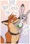  absurd_res amadose anthro blush border breasts canid canine clothed clothing collar dialogue digit_ring disney duo english_text eyebrows female fingers fox fur gold_(metal) gold_tooth green_eyes grey_body grey_fur hi_res jewelry judy_hopps lagomorph leporid male male/female mammal multicolored_body multicolored_fur offscreen_character orange_body orange_fur purple_eyes rabbit ring tan_body tan_fur text tongue vore wedding_ring white_border zootopia 