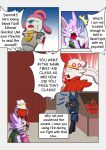 2025 absurd_res ambiguous_gender angry anthro apple biped black_text blood blue_body blue_fur bodily_fluids cross-popping_vein dialogue eating eeveelution ellipsis english_text espeon exclamation_point eyes_closed food forehead_gem fruit fur gem generation_2_pokemon generation_3_pokemon generation_4_pokemon generation_8_pokemon gore group hi_res holding_apple holding_food holding_fruit holding_object humanoid lips looking_at_another medicham nintendo novaarts open_mouth pink_body pink_fur plant pokemon pokemon_(species) pokemon_mystery_dungeon quadruped raboot red_eyes riolu sound_effects speech_bubble spike_chunsoft tail talking_to_another telekinesis text white_eyes