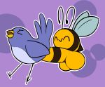 2023 2_antennae ^_^ abstract_background ambiguous_feral ambiguous_gender ambiguous_penetrated antennae_(anatomy) arthropod avian avian_feet balls beak bee big_balls big_penis bird black_antennae black_legs blue_body blue_feathers blue_tail blue_wings brown_stripes cloacal cloacal_penetration countershade_torso countershading curled_antennae digital_media_(artwork) duo erection eyes_closed feathers feral feral_on_feral feral_penetrated feral_penetrating feral_penetrating_feral from_behind_position genitals huge_balls huge_penis humanoid_genitalia humanoid_genitalia_on_feral humanoid_penis humanoid_penis_on_feral hymenopteran hyper hyper_balls hyper_genitalia hyper_penis insect insect_wings interspecies long_antennae male male/ambiguous male_feral male_penetrating male_penetrating_ambiguous markings open_beak open_mouth outline penetration penile penile_penetration penis penis_in_cloaca sex smile stinger striped_body striped_genitalia striped_markings striped_penis stripes tail unowo white_outline wings yellow_balls yellow_beak yellow_penis