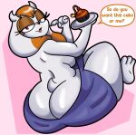  anthro bedroom_eyes big_butt bovid breasts bubble_butt butt caprine chubby_female cupcake english_text female food fur fusion goat lagomorph leporid mammal mature_female narrowed_eyes rabbit rear_view seductive sega slightly_chubby solo someth1ngoranother sonic_the_hedgehog_(series) text thick_thighs toriel torilla under_boob undertale_(series) vanilla_the_rabbit white_body white_fur 