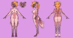  absurd_res anthro female hi_res hyaenid liliapip mammal piercing seylahn solo spots spotted_body thick_thighs 