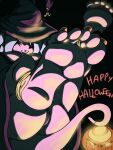 5_toes anthro barefoot clothing digit_ring feet female foot_fetish foot_focus halloween hat headgear headwear hi_res holidays humanoid_feet jack-o&#039;-lantern jewelry lesangd_tw plantigrade ring soles solo tail toe_ring toes witch_hat