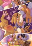 absurd_res animal_genitalia animal_humanoid animal_penis arbok bdsm belly_dancer_outfit bodily_fluids clothing coiling_another coiling_around_body comic cowboy_hat cum cum_in_vagina cum_inflation cum_inside deep_kiss duo duo_focus eevee ejaculation eye_roll female feral fleshlight_position generation_1_pokemon genital_fluids genitals grinding_on_penis group hat headgear headwear hi_res humanoid impregnation inflation internal kiss_on_lips kissing licking looking_down male male/female moan nintendo one_eye_closed oral ovum ovum_penetration ovum_with_heart penetration penile penis penis_lick pokemon pokemon_(species) pregnant pregnant_female purple_body purple_eyes reptile scalie sex snake snake_hood tongue utopianvee vaginal vaginal_penetration vulva wanted_poster worship_play yellow_eyes