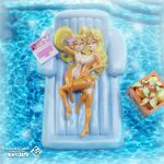  3d_(artwork) absurd_res accessory activision anthro areola bandicoot big_breasts big_butt black_nose blonde_hair breasts butt coco_bandicoot computer crash_bandicoot_(series) digital_media_(artwork) duo electronics eyelashes eyeshadow feet female flower flower_in_hair fur green_eyes hair hair_accessory hand_around_waist hand_behind_head hi_res high-angle_view laptop lewdxcube lips lipstick long_hair looking_at_viewer lying makeup mammal marsupial nipples nude on_back one_eye_closed orange_body orange_fur pink_areola pink_eyeshadow pink_lipstick pink_nipples plant ponytail small_breasts smile swimming_pool tan_body tan_fur tawna_bandicoot thick_lips thick_thighs tongue tongue_out wide_hips wink winking_at_viewer 