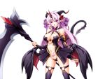  1girl breasts cleavage dark_persona demon_girl demon_horns demon_tail demon_wings detached_sleeves flower game_cg gold_trim hair_flower hair_ornament heart heart_o-ring holding holding_scythe holding_weapon horns inoino kouyoku_senki_exs-tia large_breasts large_variant_set long_hair looking_at_viewer low_wings luxtia navel non-web_source o-ring official_art open_mouth pink_eyes pink_hair pointy_ears pubic_tattoo purple_eyes revealing_clothes scythe showgirl_skirt smile solo tachi-e tail tattoo thighhighs transparent_background variant_set weapon wings 