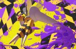  antennae bee beedrill bug ewokakukaede full_body highres insect_wings mega_beedrill mega_pokemon no_humans paint paint_splatter pokemon pokemon_(creature) pokemon_focus red_eyes solo stinger wings 