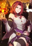  #green_eyes #looking_at_viewer #malty #malty_s_melromarc #princess #purple_skirt #red #red_hair #silver_armor #smile #the melromarc non-web_source rising_of_the_shield_hero tate_no_yuusha_no_nariagari 