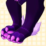  1:1 3_toes anthro claws dragon feet foot_focus fur furred_dragon nardoragon narphion narphion(character) paws simple_background solo toes 
