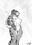  anthro breasts dreamworks felid female genitals hi_res kung_fu_panda mammal master_tigress muscular muscular_female nipples nude pantherine pussy sabrotiger solo 